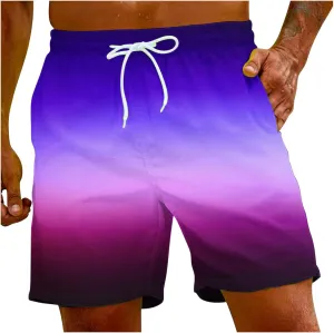 Matching Cruise Outfits for Couples Print 3D Shorts Fun Size Beach Sports Men's Pants Shorts Men Small Mens Swim