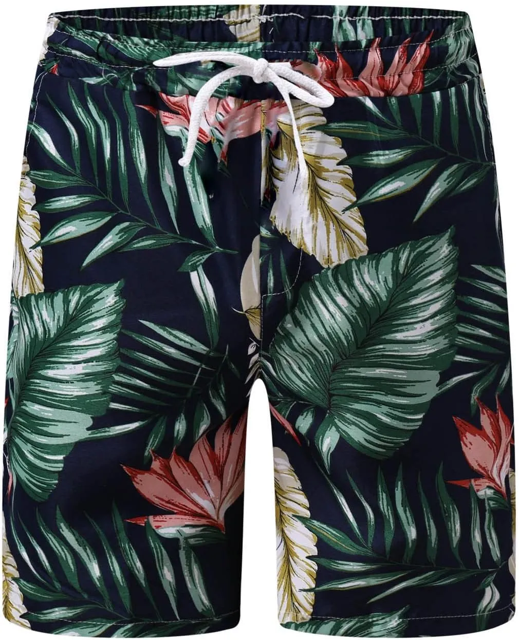 Matching Vacation Outfits for Family Loose Short Printed Floral Beach Casual Pants Shorts Power Shorts Mens Swim