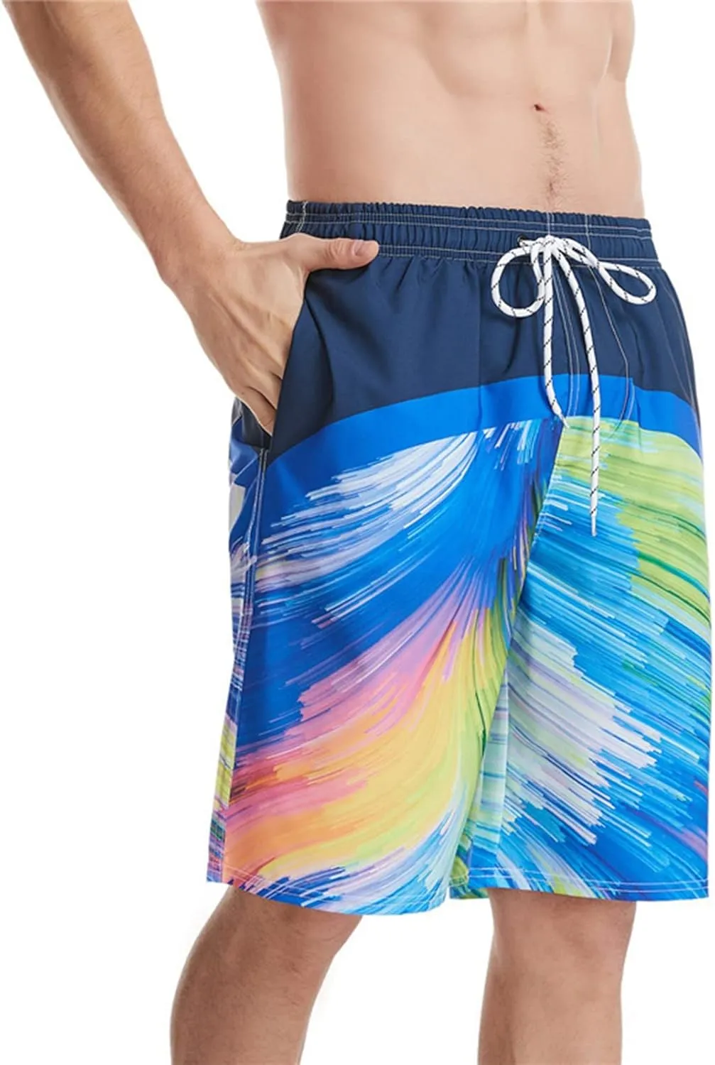 Men Bathing Suit 7 Inch Fun Beach 3D Size Summer Print Sports Plus Men's Men's Pants Shorts Men Big and Tall Men