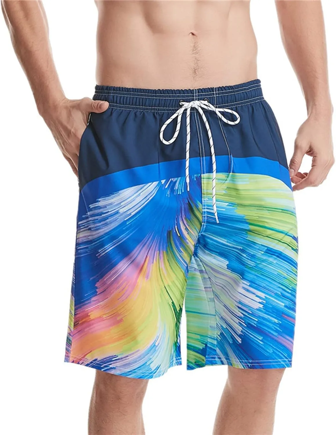 Men Bathing Suit 7 Inch Fun Beach 3D Size Summer Print Sports Plus Men's Men's Pants Shorts Men Big and Tall Men