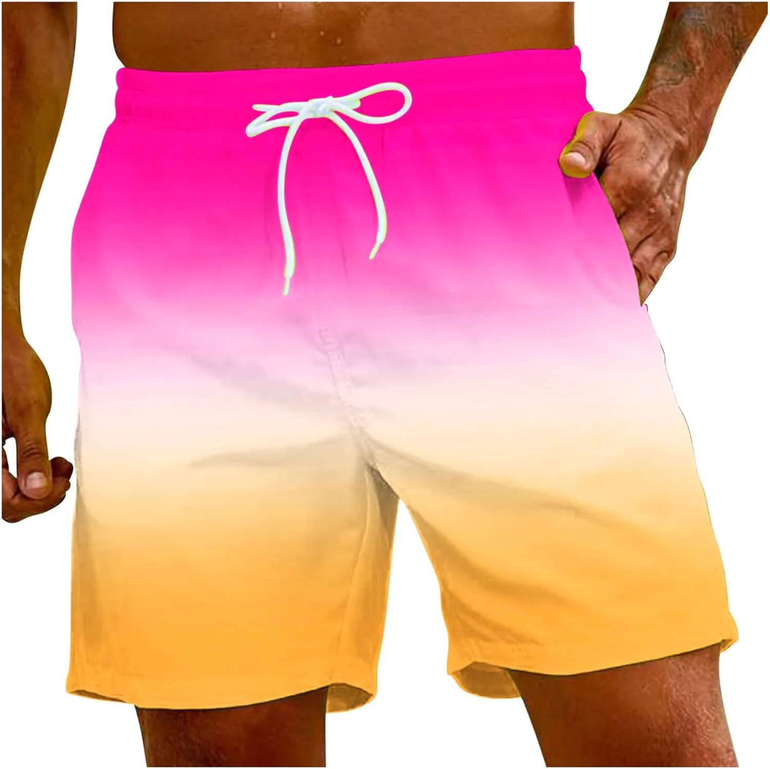 Men Casual Shorts Leather Label Shorts Beach Shorts Beach Swim Shorts Khaki Shorts Men Slim Fit Short De para Men