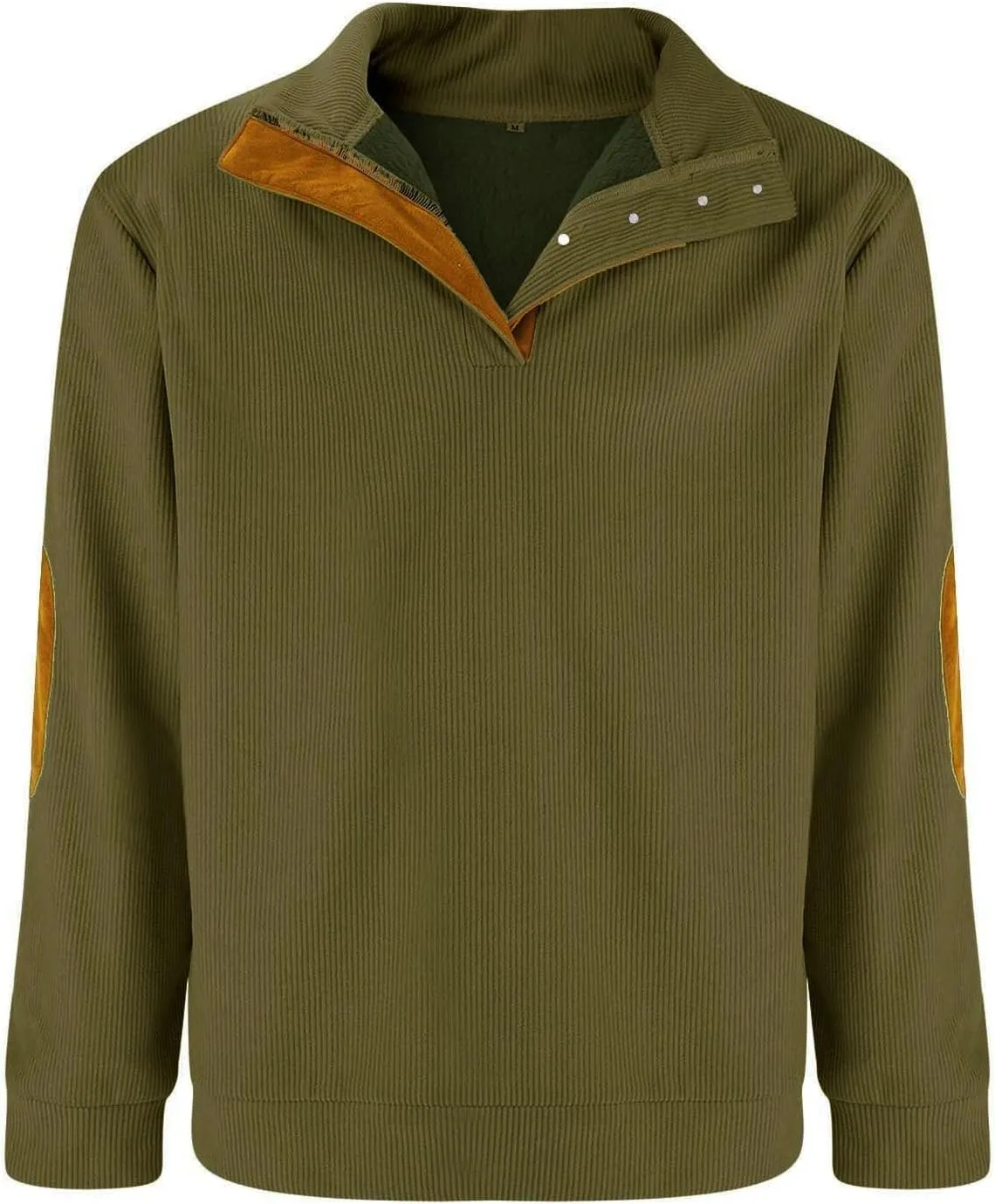 Men's Cashmere Long Sleeve Sweatshirt Warm Cuff Patch Long Sleeve Sweatshirt Top Men's Western Aztec Ethnic Print