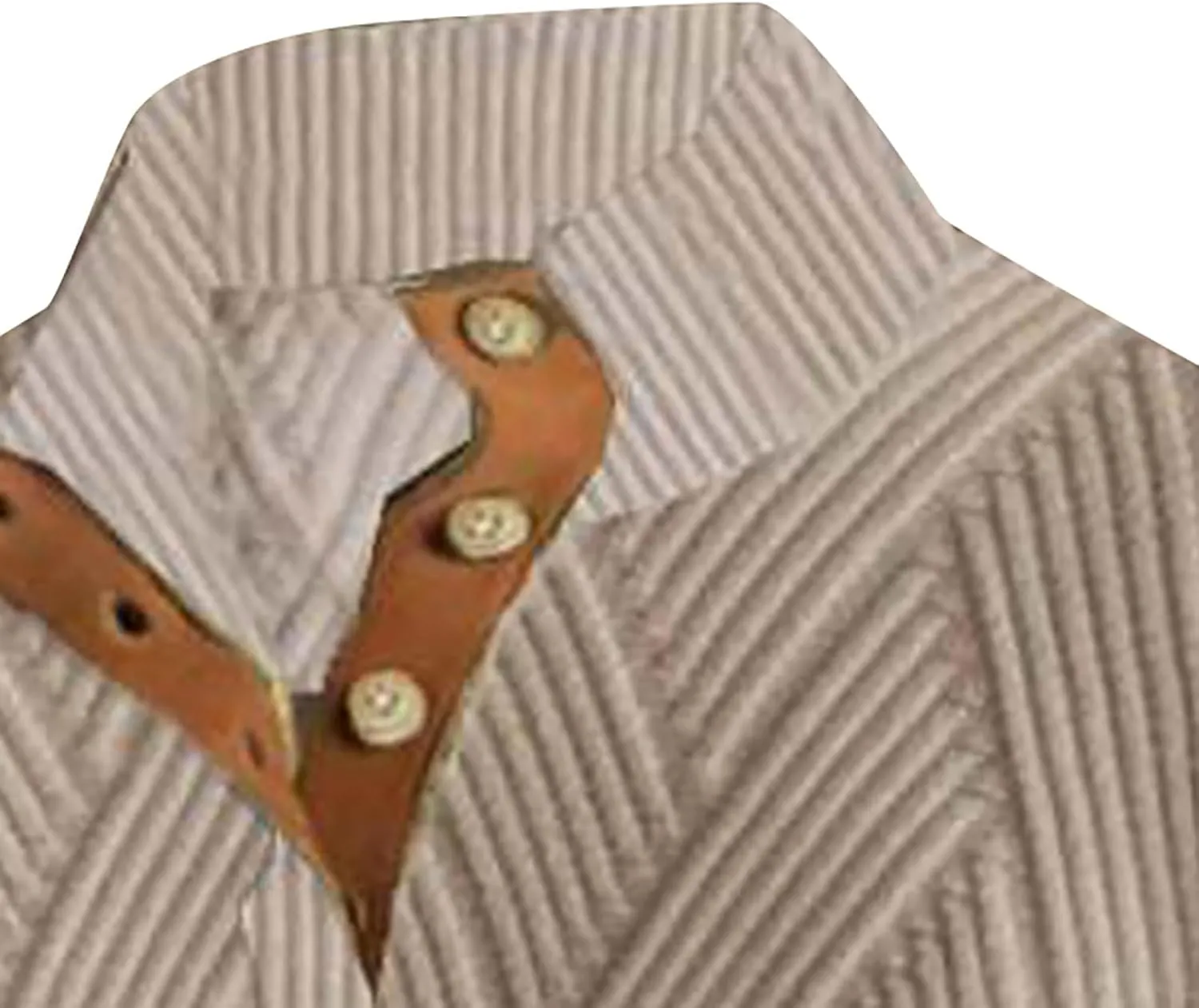 Men's Cashmere Long Sleeve Sweatshirt Warm Cuff Patch Long Sleeve Sweatshirt Top Men's Western Aztec Ethnic Print