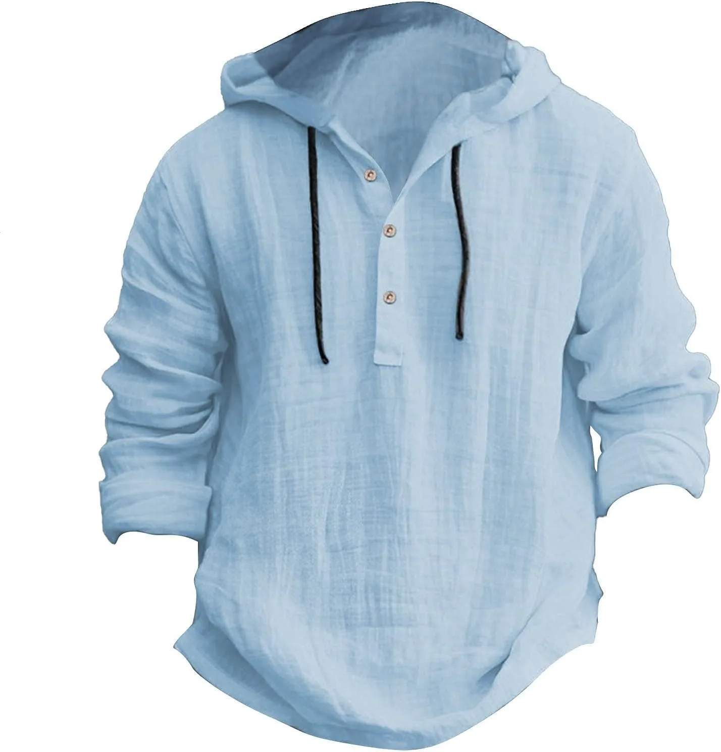 Mens Casual Long Sleeve Cotton Linen Shirts Color Pocket Long Sleeve Shirt Top Long Sleeve Shirts for Men Mens