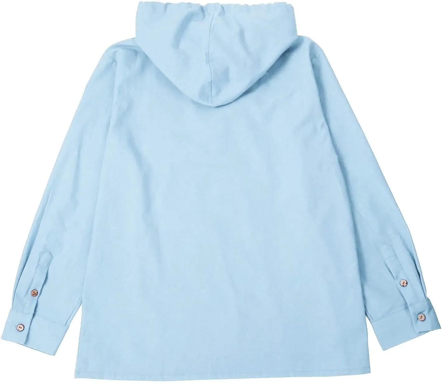 Mens Casual Long Sleeve Cotton Linen Shirts Color Pocket Long Sleeve Shirt Top Long Sleeve Shirts for Men Mens