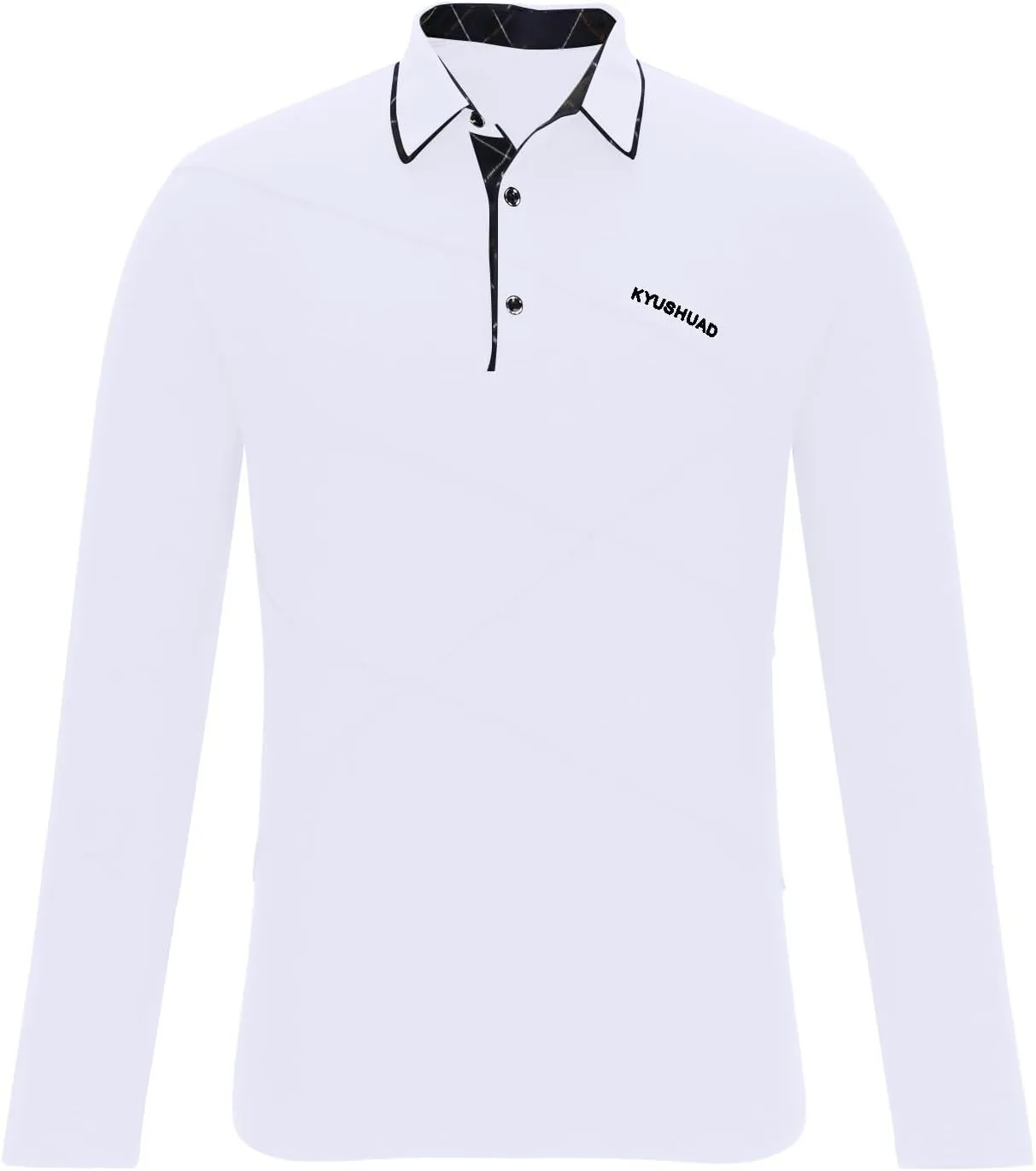 Mens Fall Fashion Print Polo Shirts Fall Lightweight Regular Fit Lapel Tops 2024 Casual Long Sleeve Golf T Shirts