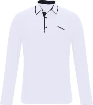 Mens Fall Fashion Print Polo Shirts Fall Lightweight Regular Fit Lapel Tops 2024 Casual Long Sleeve Golf T Shirts