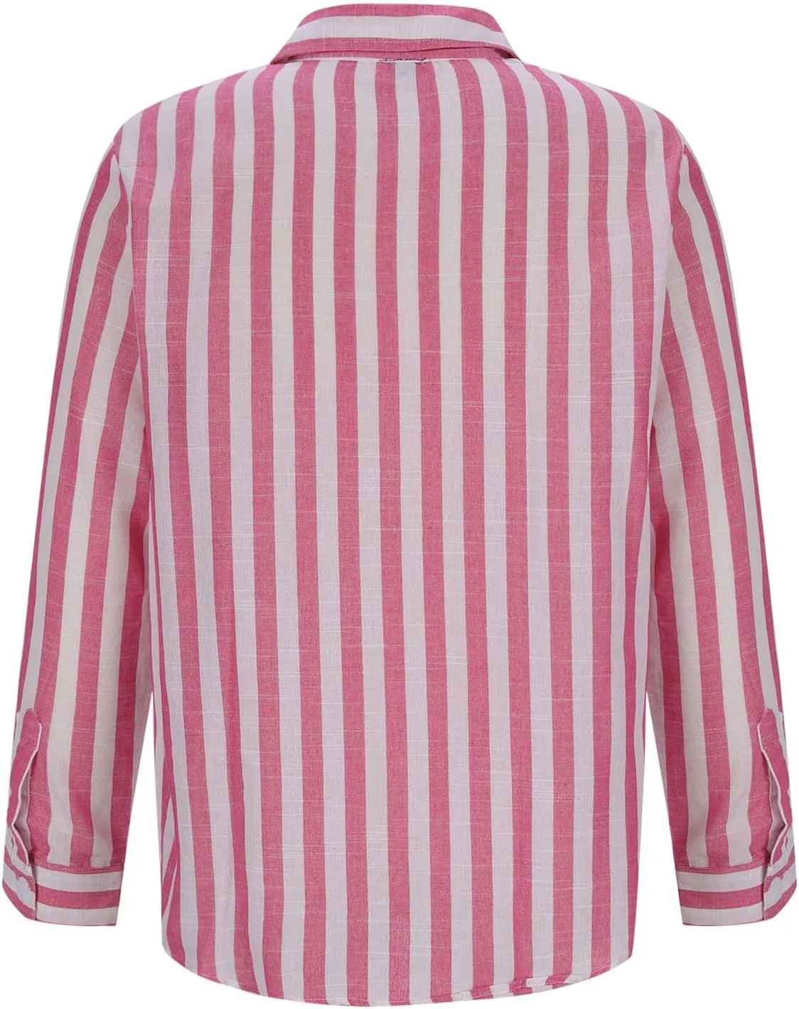 Mens Linen Striped Button Down Shirts Casual Beach Long Sleeve Collar Top Shirts Summer Fall 2024 Fashion Shirt