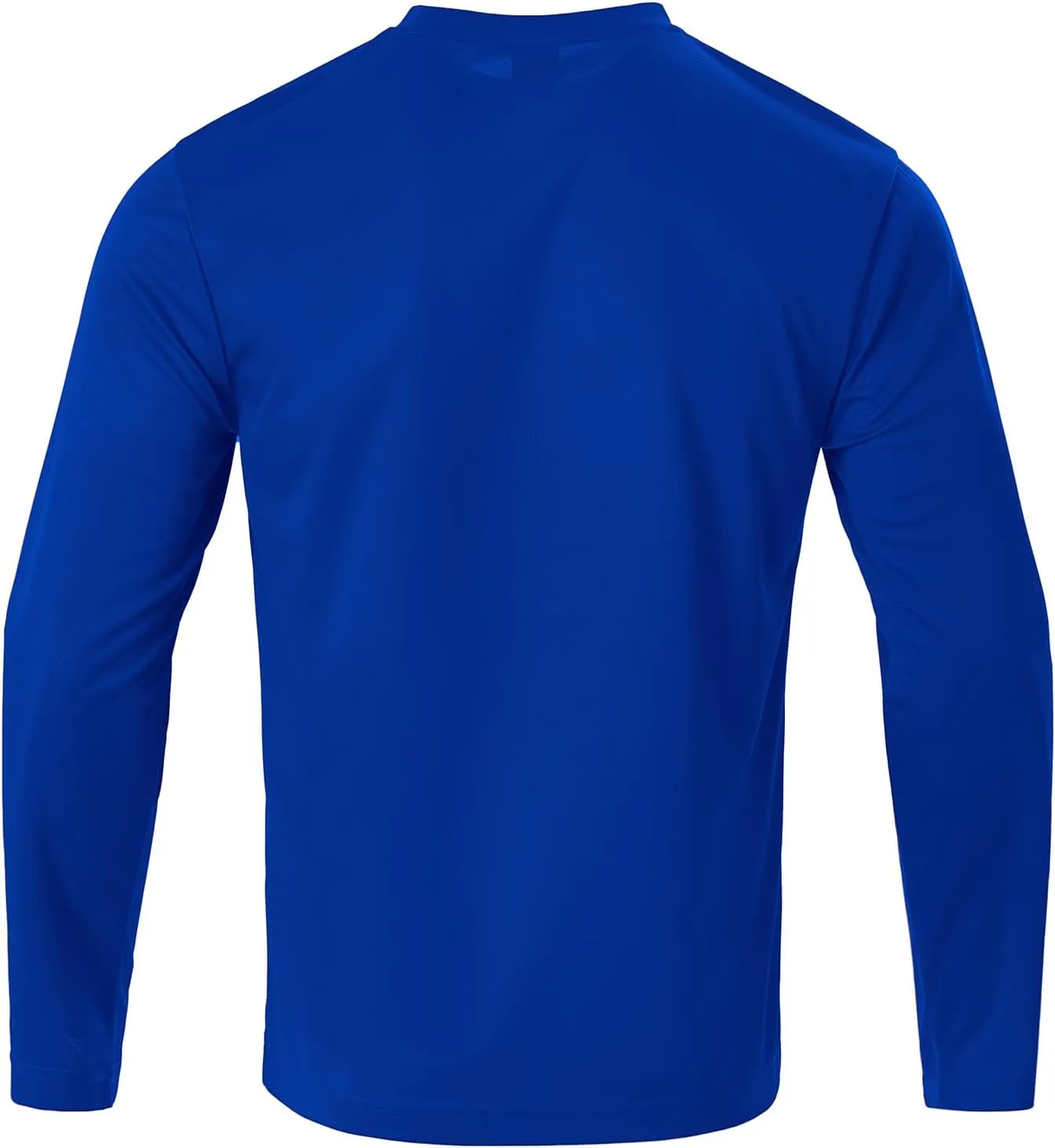 Mens Long Sleeve Shirts Quick Dry Crew Neck Sun Protection Gym Workout Athletic T-Shirt