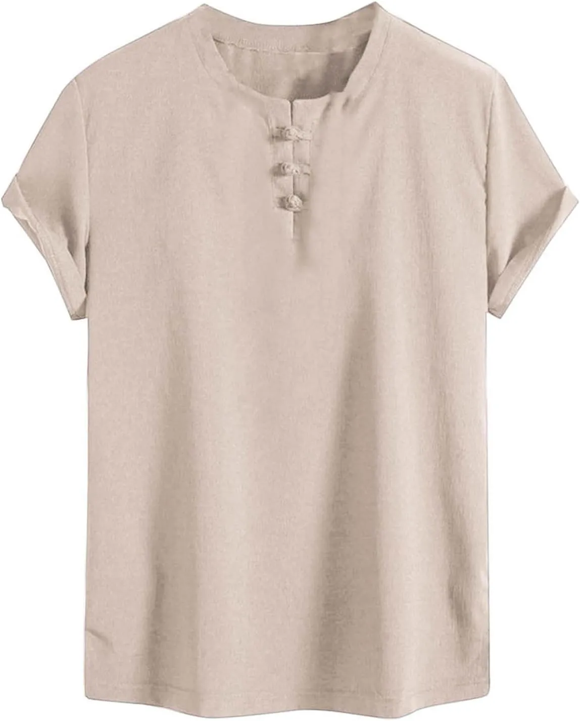 Mens Sets 2 Piece Outfits Summer Short Sleeve V Neck Shirt Button Collared and Drawstring Shorts Beach Fashion 2025