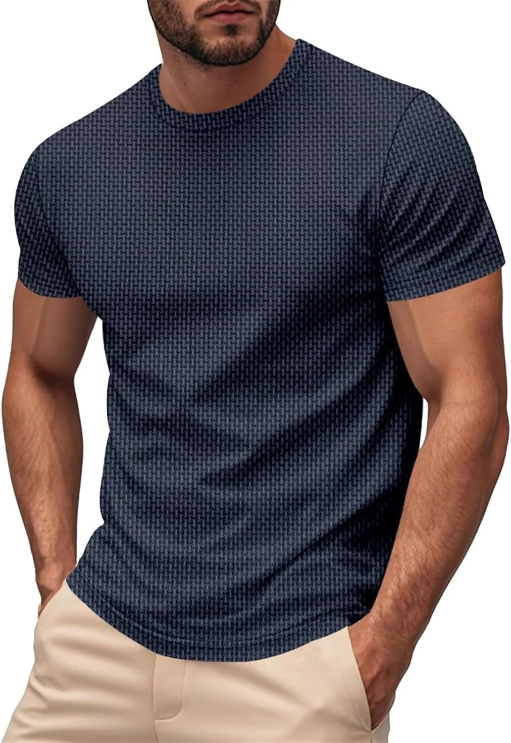 Men's Short Sleeve T-Shirts Summer Ice Silk Sport Fitness T Shirts Drying Breathable Tees Athletic Workout Sweat Shirt