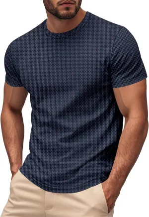 Men's Short Sleeve T-Shirts Summer Ice Silk Sport Fitness T Shirts Drying Breathable Tees Athletic Workout Sweat Shirt