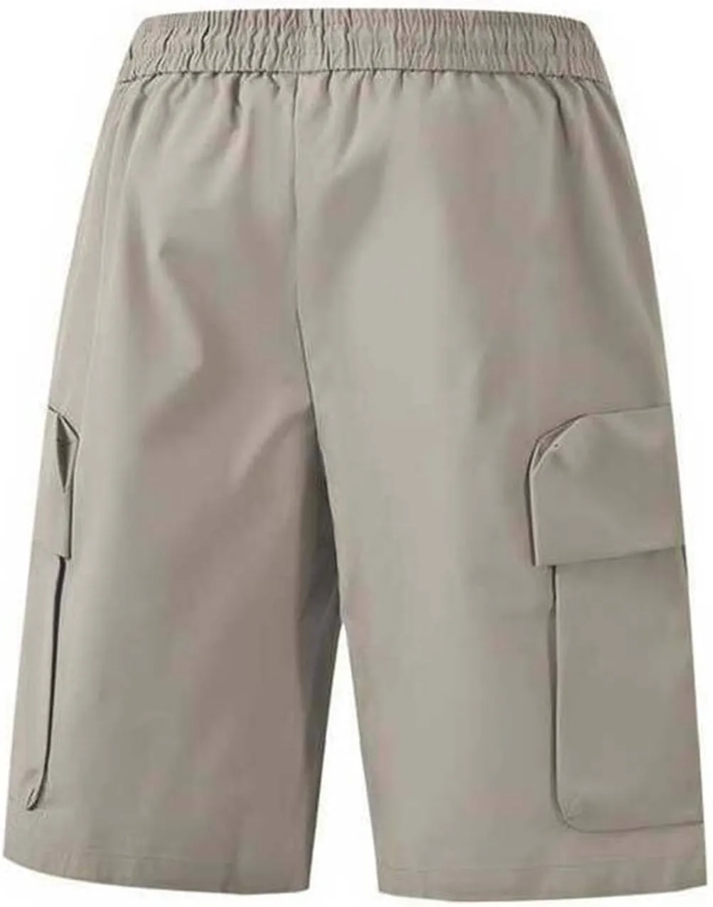 Mens Shorts Big and Tall Summer Loose Fit Athletic Shorts Quick Dry Drawstring Cargo Shorts Below Knee Capri Pants