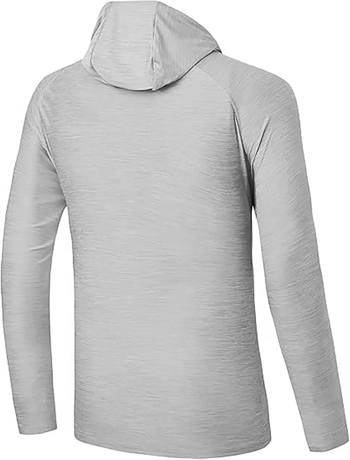 Men's Sun Protection Hoodie Shirts with Mask Long Sleeve UPF 50  Fishing Shirt Summer Rash Guards Cooling Hiking Tees