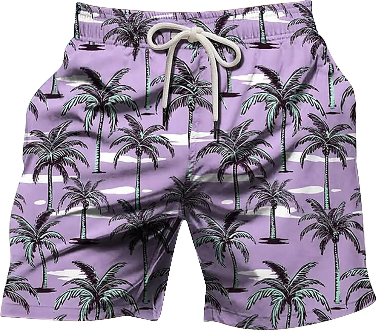 Men's Swim Trunks Summer Shorts Sports Color Solid Plus Beach Dinosaur Men's Pants Mens Swimming Trunks Mens Board