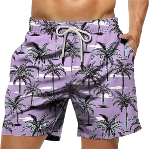 Men's Swim Trunks Summer Shorts Sports Color Solid Plus Beach Dinosaur Men's Pants Mens Swimming Trunks Mens Board