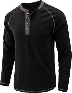 Mens T Shirt Polo Long Sleeve Button Down Shirts Casual Loose Muscle Sport Work Tees Shirts Trendy Clothes 2023