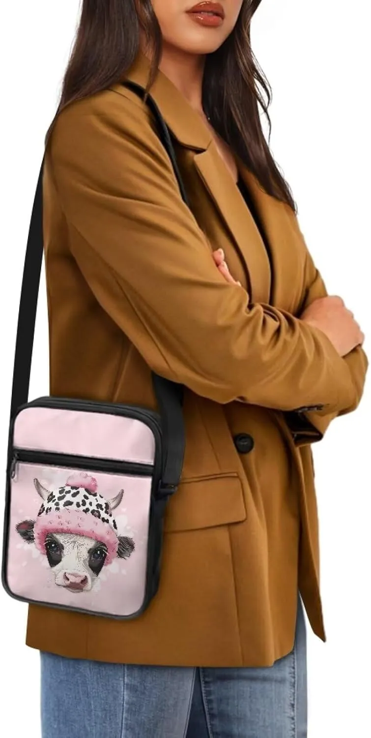 Messenger Bag for Women, Waterproof Crossbody Shoulder Bag for Men, Lightweight Sling Chest Bag