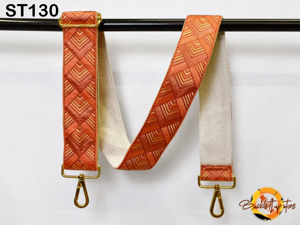 Messenger Crossbody Strap Canvas Sling Bag Purse Strap Custom Embroidery  Strap Handbag Embroidered Replacement Strap Boho Guitar Strap Gift