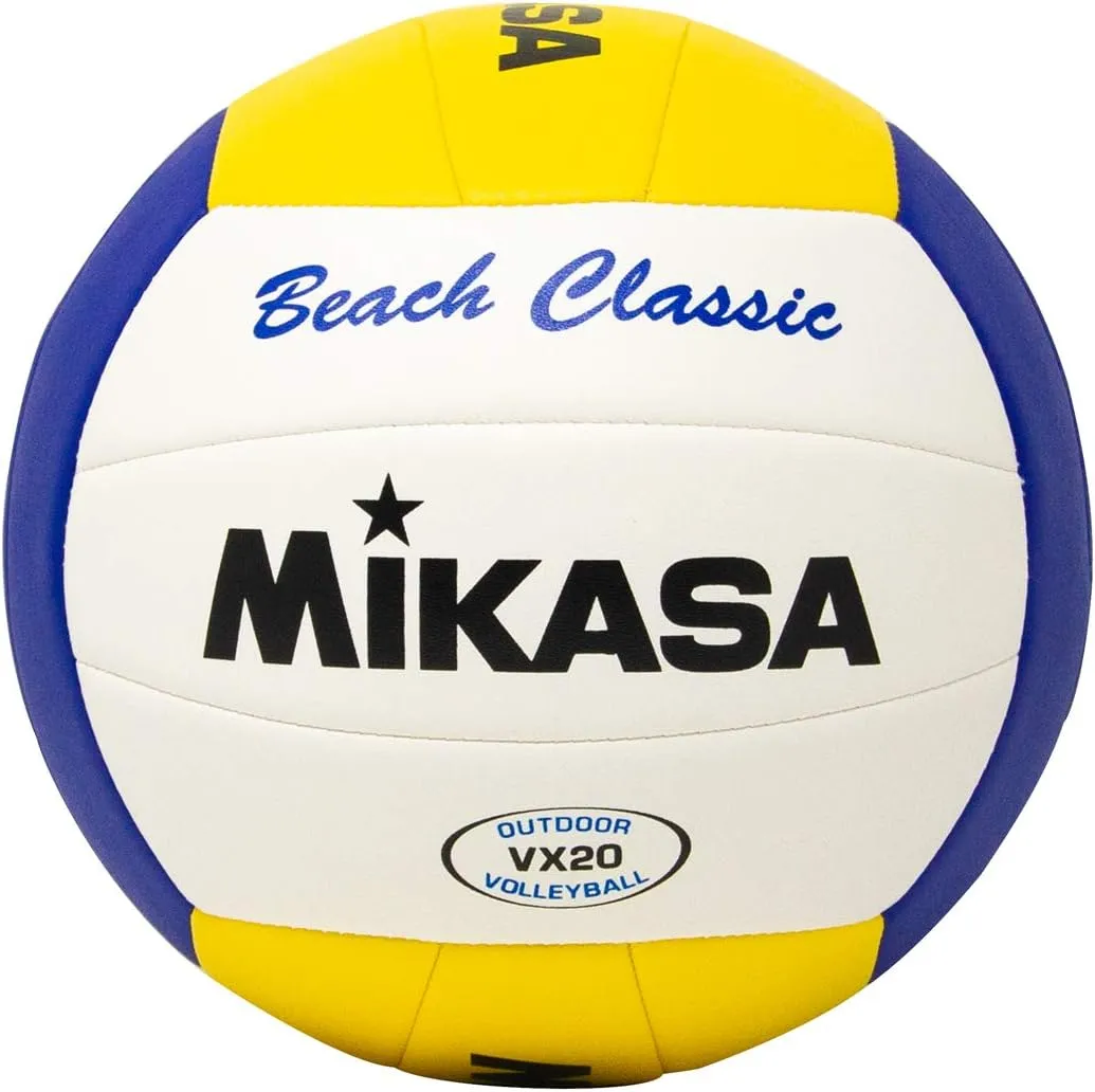 Mikasa VX20 Beach Classic Volleyball White