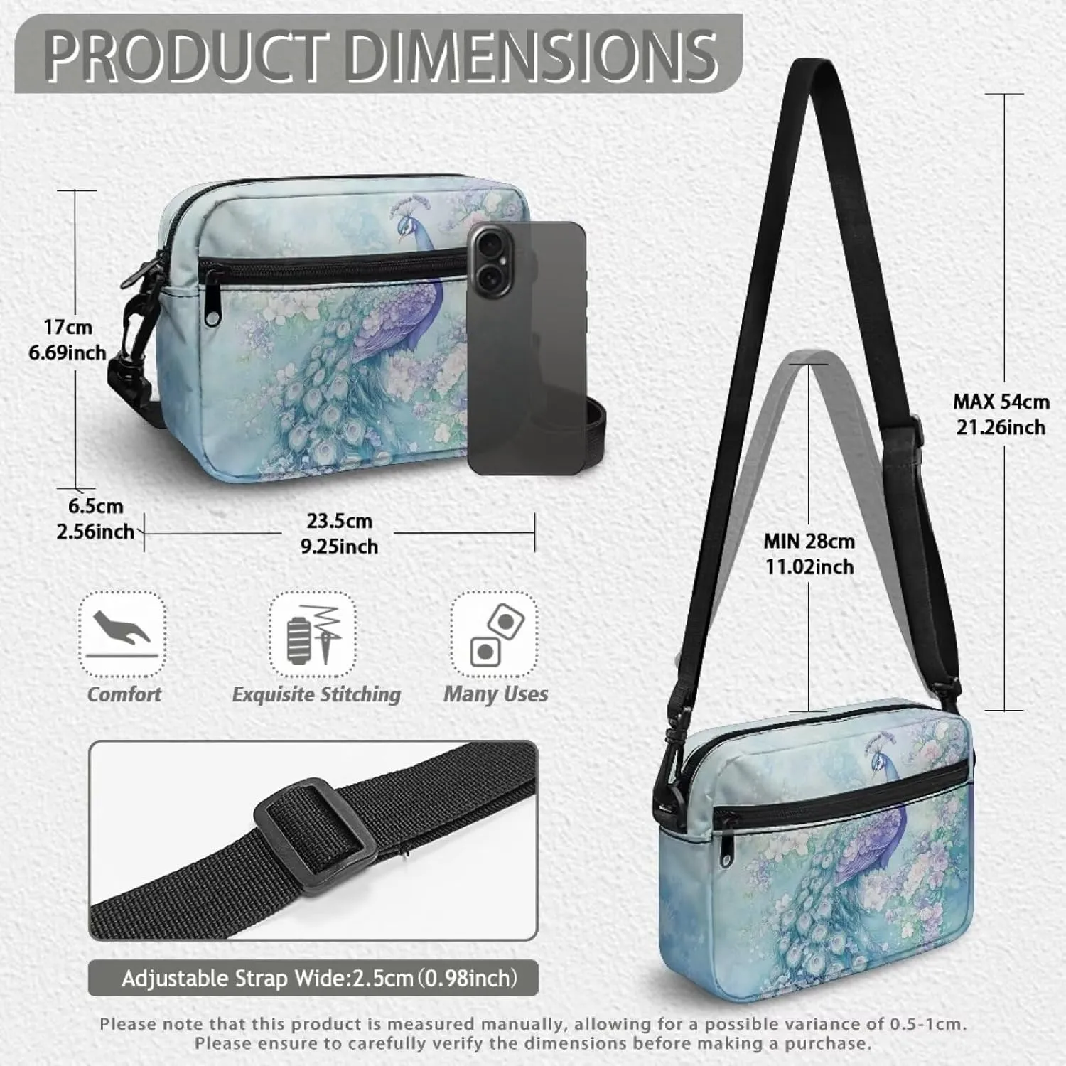 Mini Crossbody Bags for Women with Adjustable Strap for Daily Use