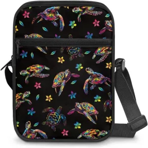 Mini Messenger Bag Small Crossbody Bags for Women Men Sling Bag Satchel Bag with Adjustable Strap and Pockets