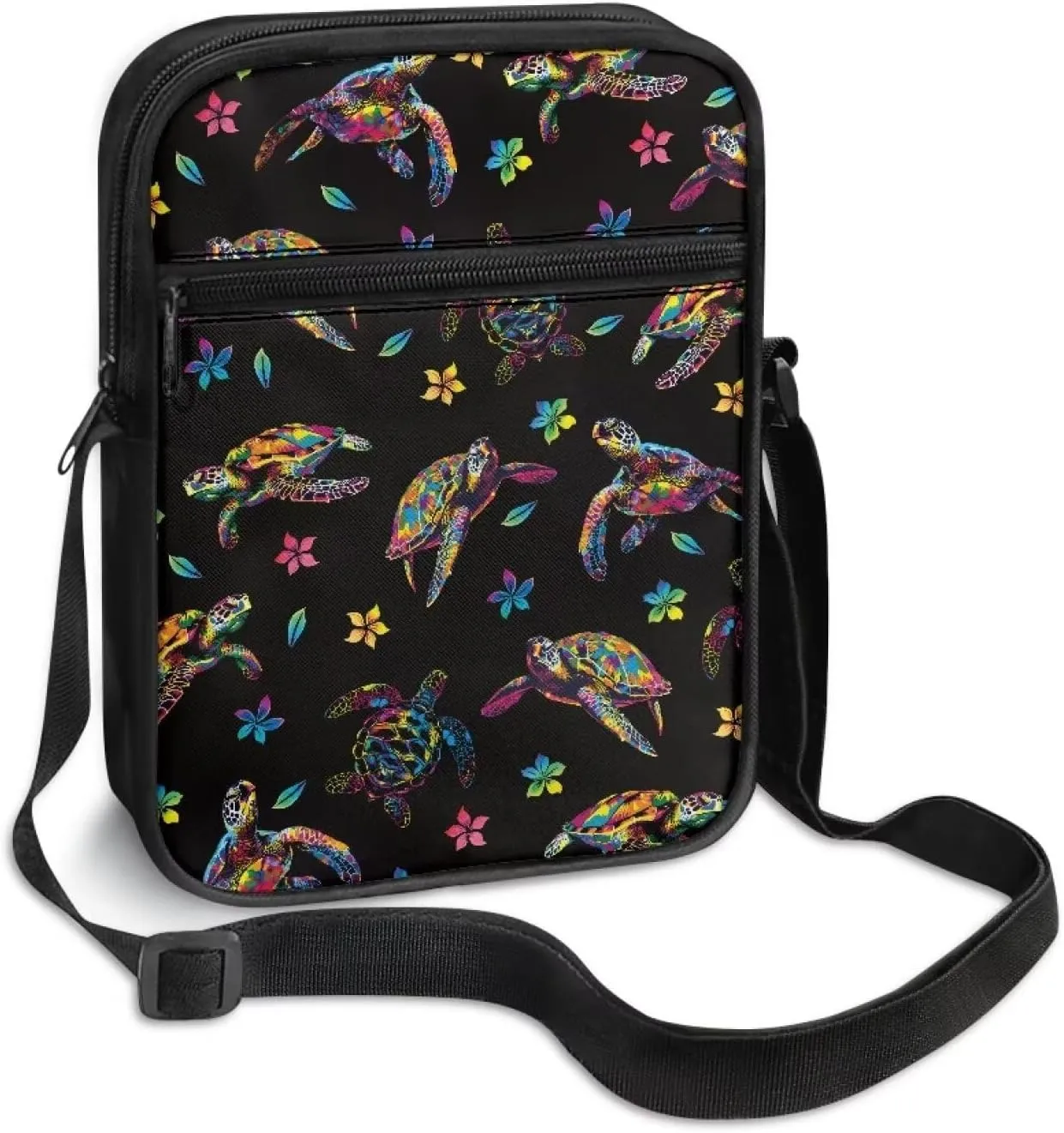 Mini Messenger Bag Small Crossbody Bags for Women Men Sling Bag Satchel Bag with Adjustable Strap and Pockets