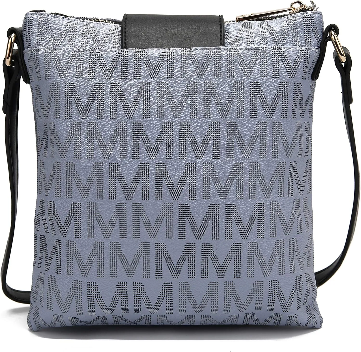 MKF Collection Crossbody Bags for women, Signature Crossover bag Adjustable strap Messenger Cross body handbag Purse