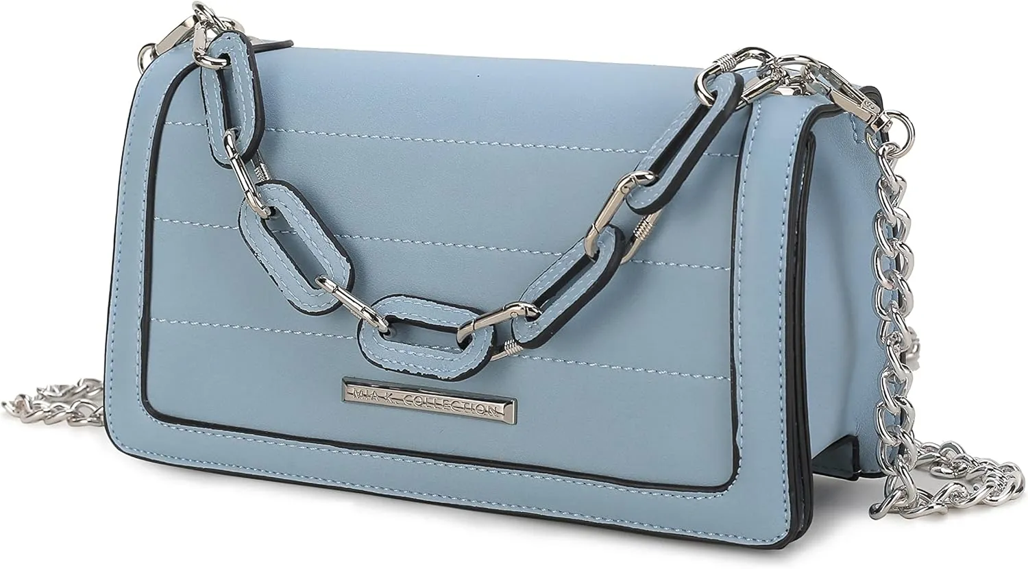 MKF Crossbody Bags for Women – PU Leather Pocketbook Handbag – Medium Side Messenger Purse, Shoulder Strap