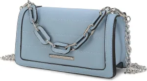 MKF Crossbody Bags for Women – PU Leather Pocketbook Handbag – Medium Side Messenger Purse, Shoulder Strap
