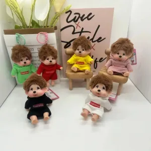 Monchhichi Hooded Silicon Keychain