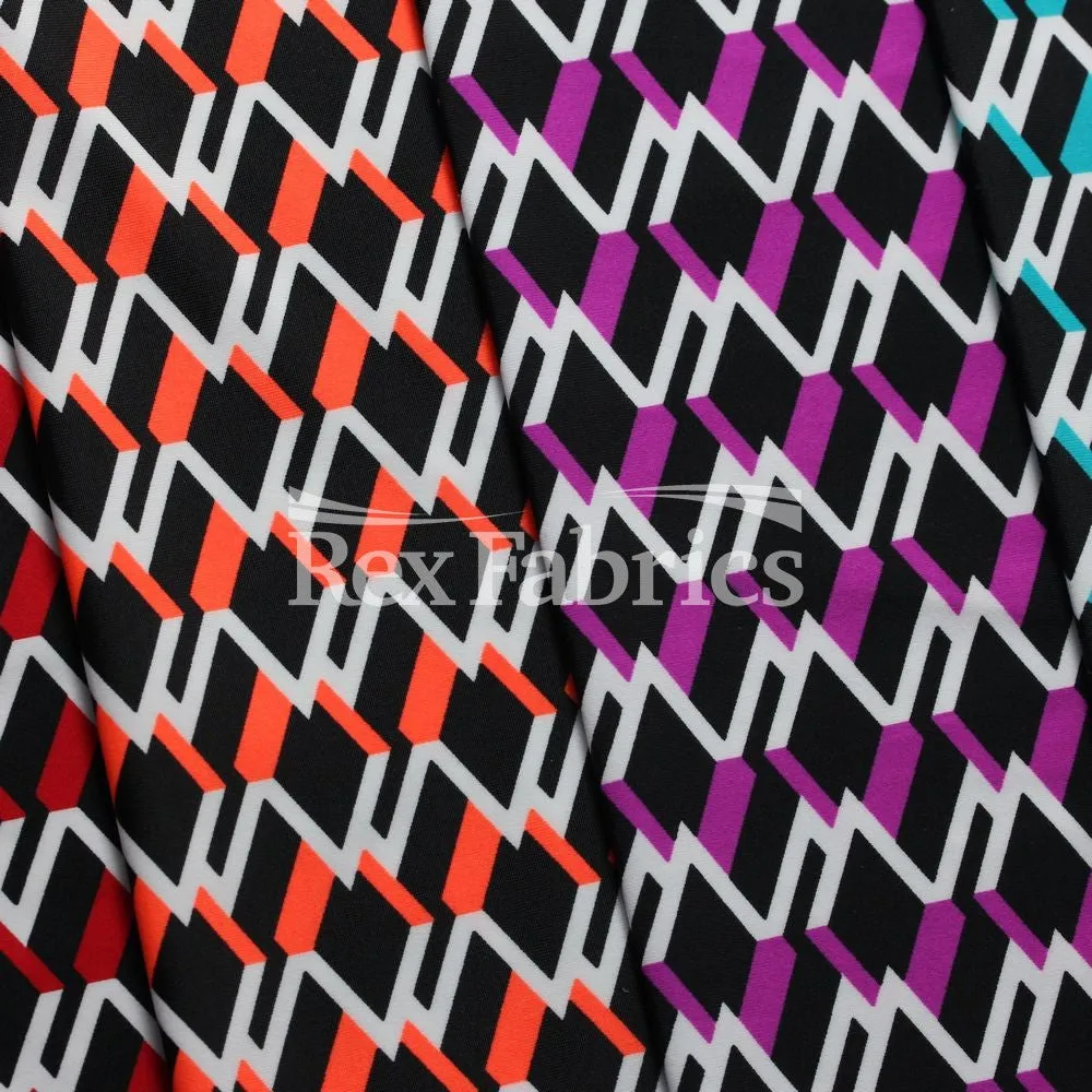 Neo Geo - 4-Way Stretch Nylon Spandex Print