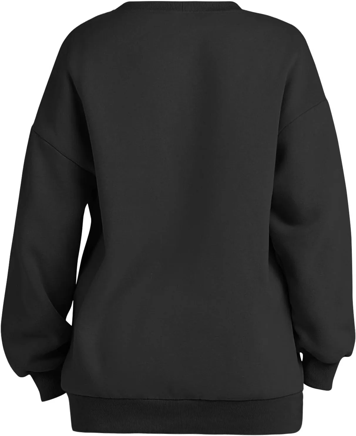 Oversized Sweatshirt for Women Trendy Casual Long Sleeve Crewneck Pullover Top Fall Outfits Preppy Clothes 2024