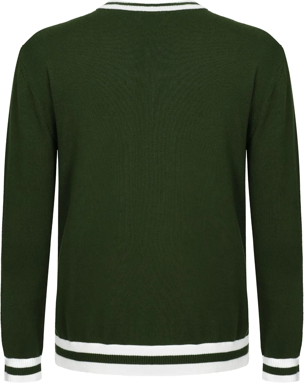 OXKNIT Men's Knitted Solid T-Shirt Long Sleeve Classic Casual Pullover Sweater