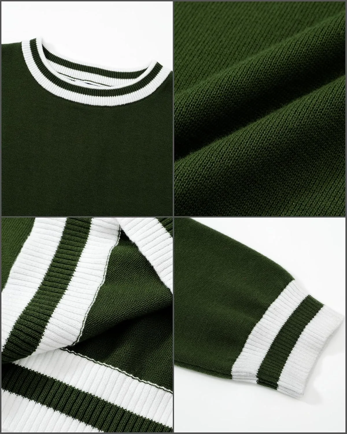 OXKNIT Men's Knitted Solid T-Shirt Long Sleeve Classic Casual Pullover Sweater