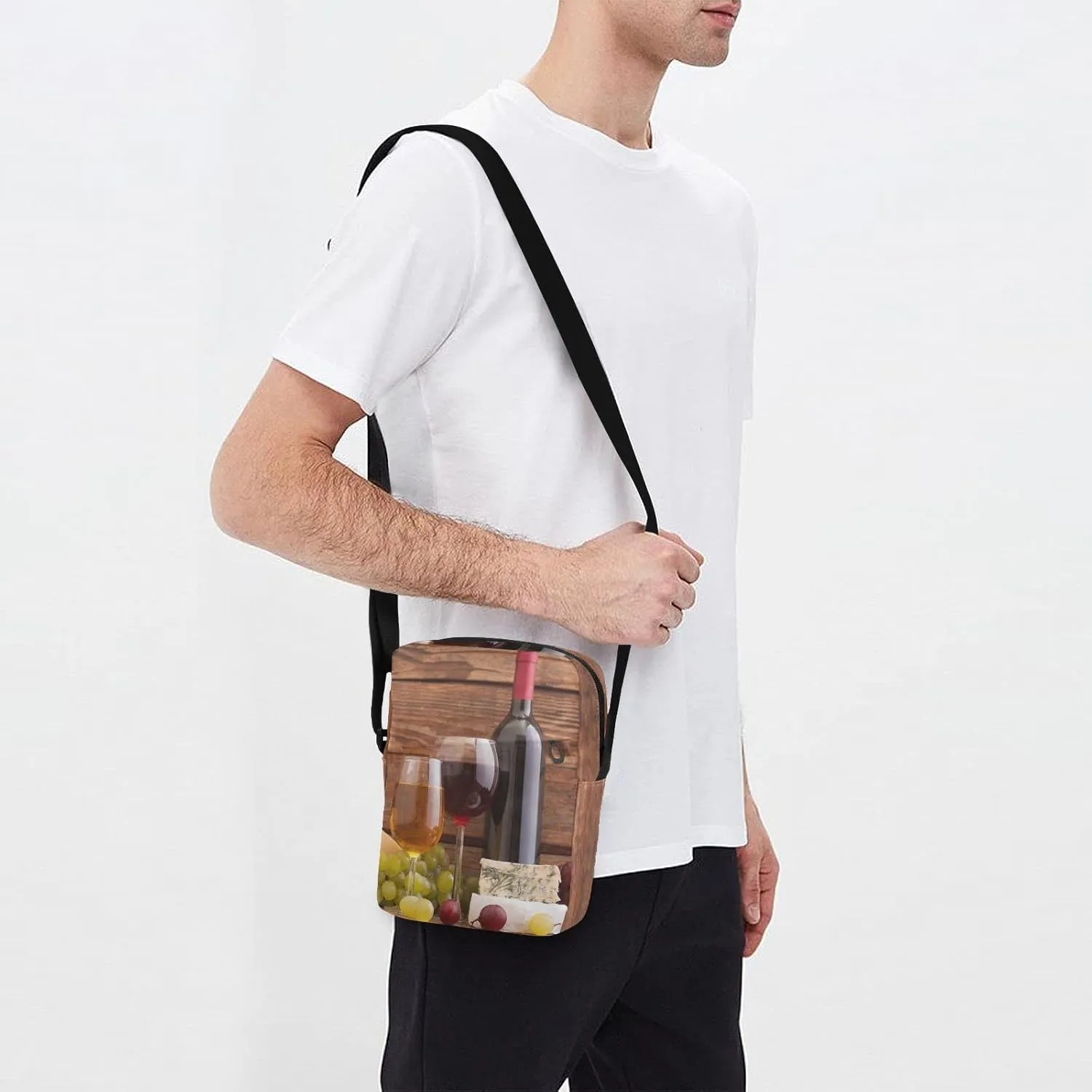 Oyihfvs Messenger Bag, Men's Crossbody Bag, Women's Crossbody Bag with Adjustable Strap