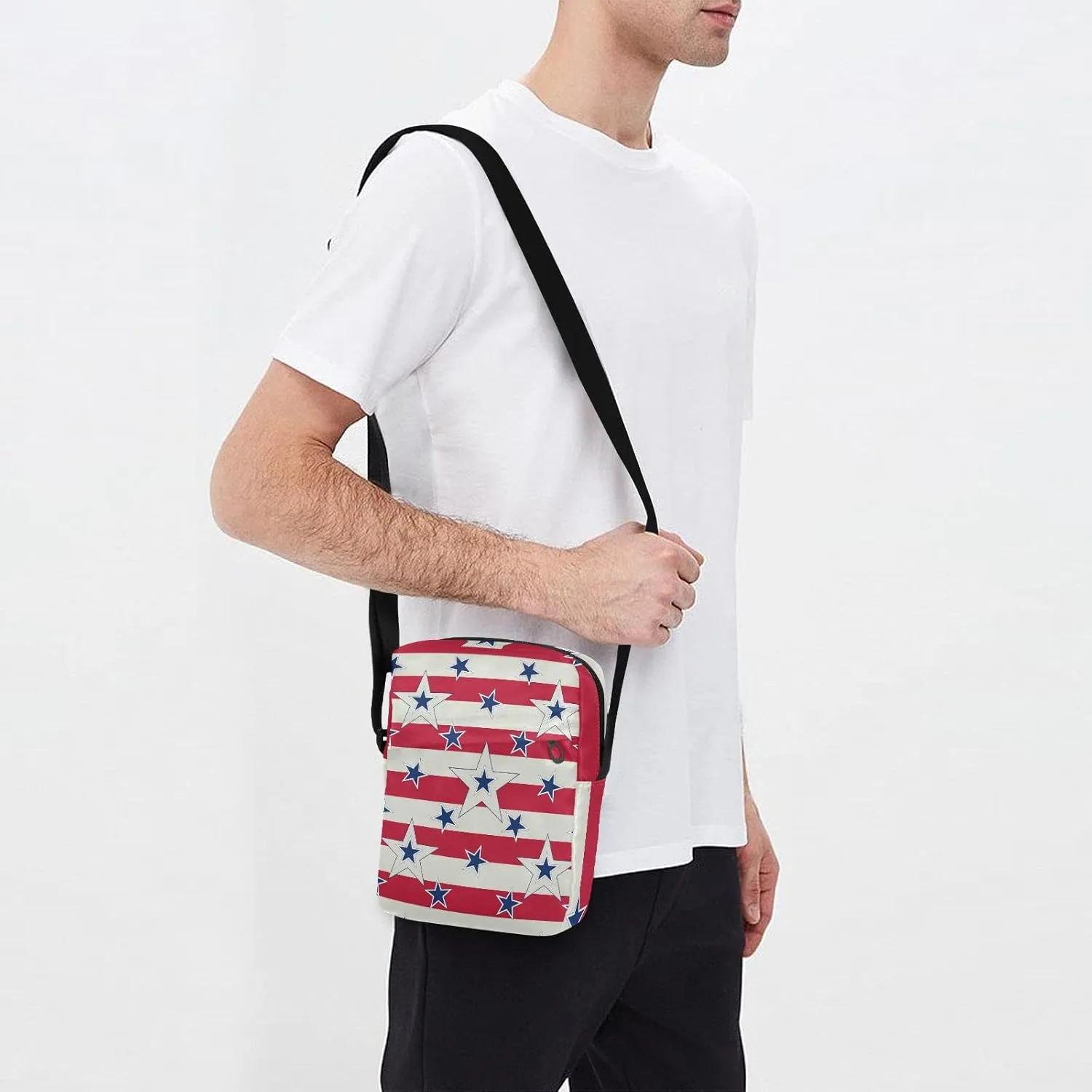 Oyihfvs Messenger Bag, Men's Crossbody Bag, Women's Crossbody Bag with Adjustable Strap