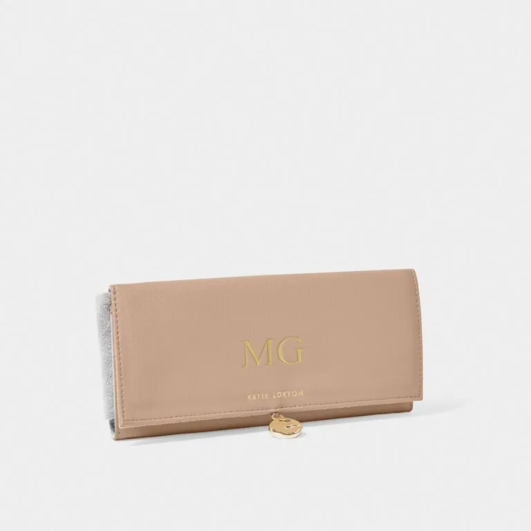 Pebble Jewelry Roll- Soft Tan