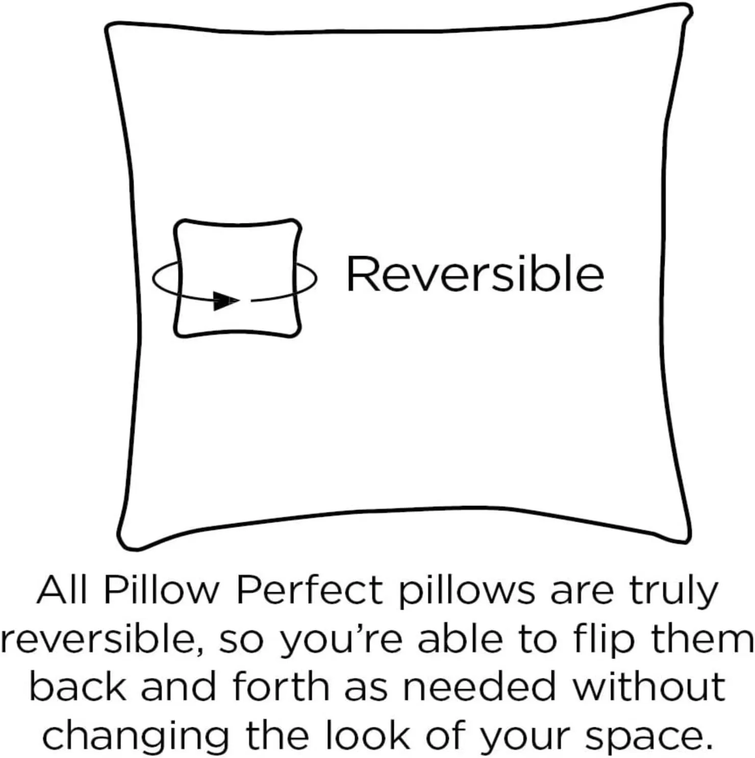 Pillow Perfect Outdoor/Indoor Tufted Seat Cushions, 19" x 19", Blue Hooked Seaside 2 Count