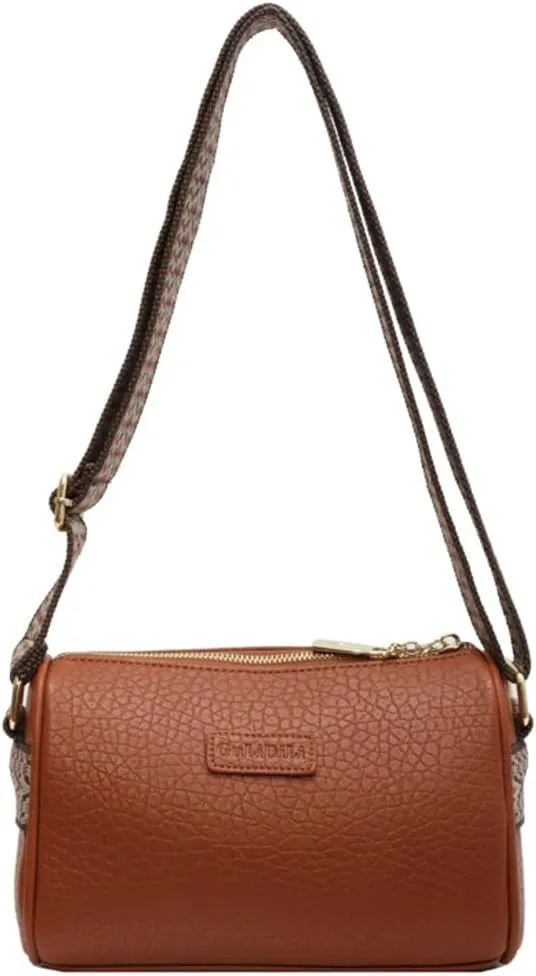 Pillow-shape Crossbody Handbag for Women PU Leather Shoulder Purse MIni Tote Bag Work Travel Dating