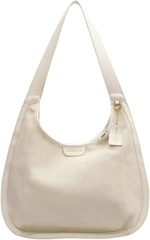 Pocadri Canvas Shoulder Tote Bag for Women Large Purse Casual Solid Top Handle Handbag Message Bag Work Shopping