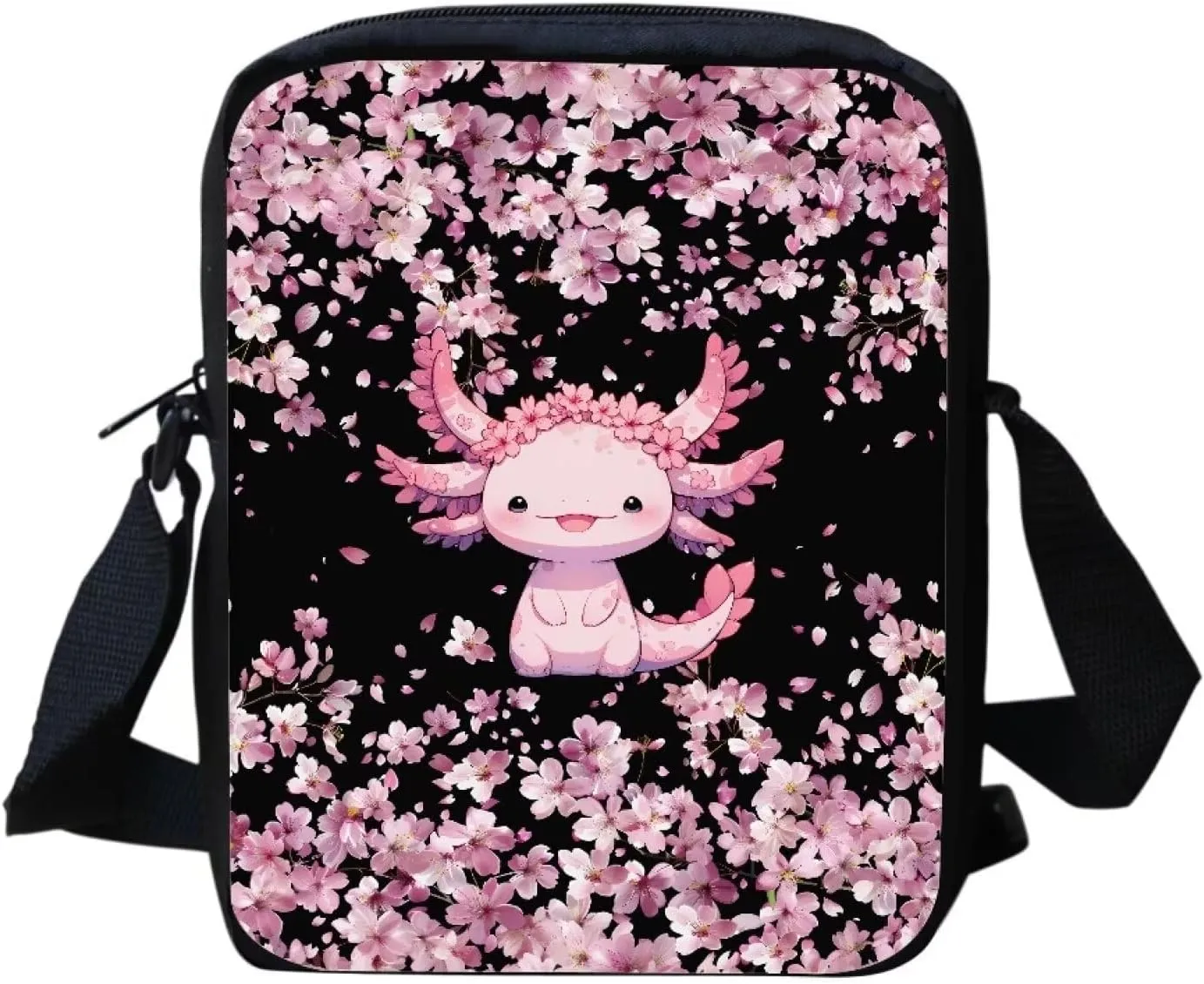 Poceacles Messenger Bag for Women Crossbody Purse Zipper Travel Mini Shoulder Bags with Adjustable Strap