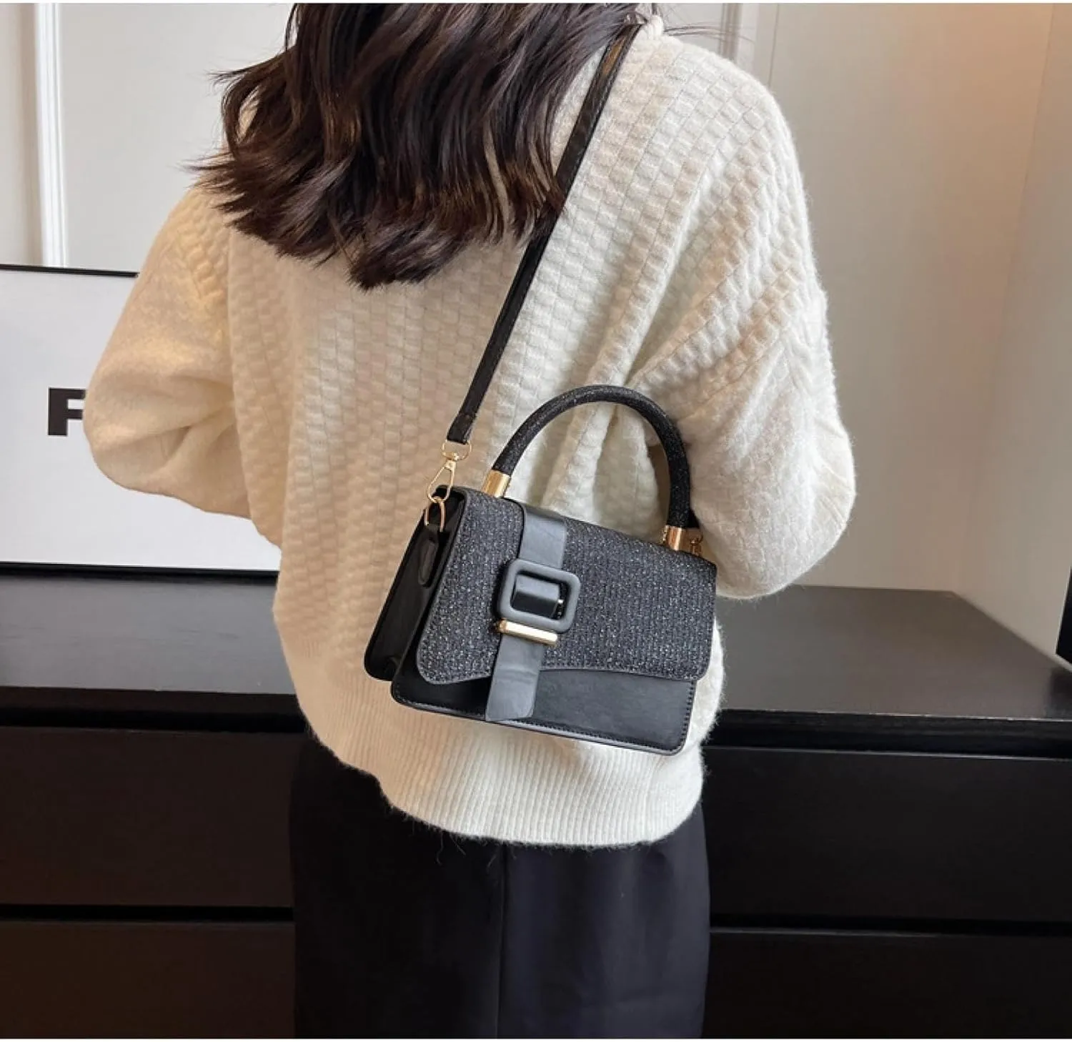 Purses For Women Textured Tote Bag 2 Versatile Shoulder Bag Crossbody Bag Handbags