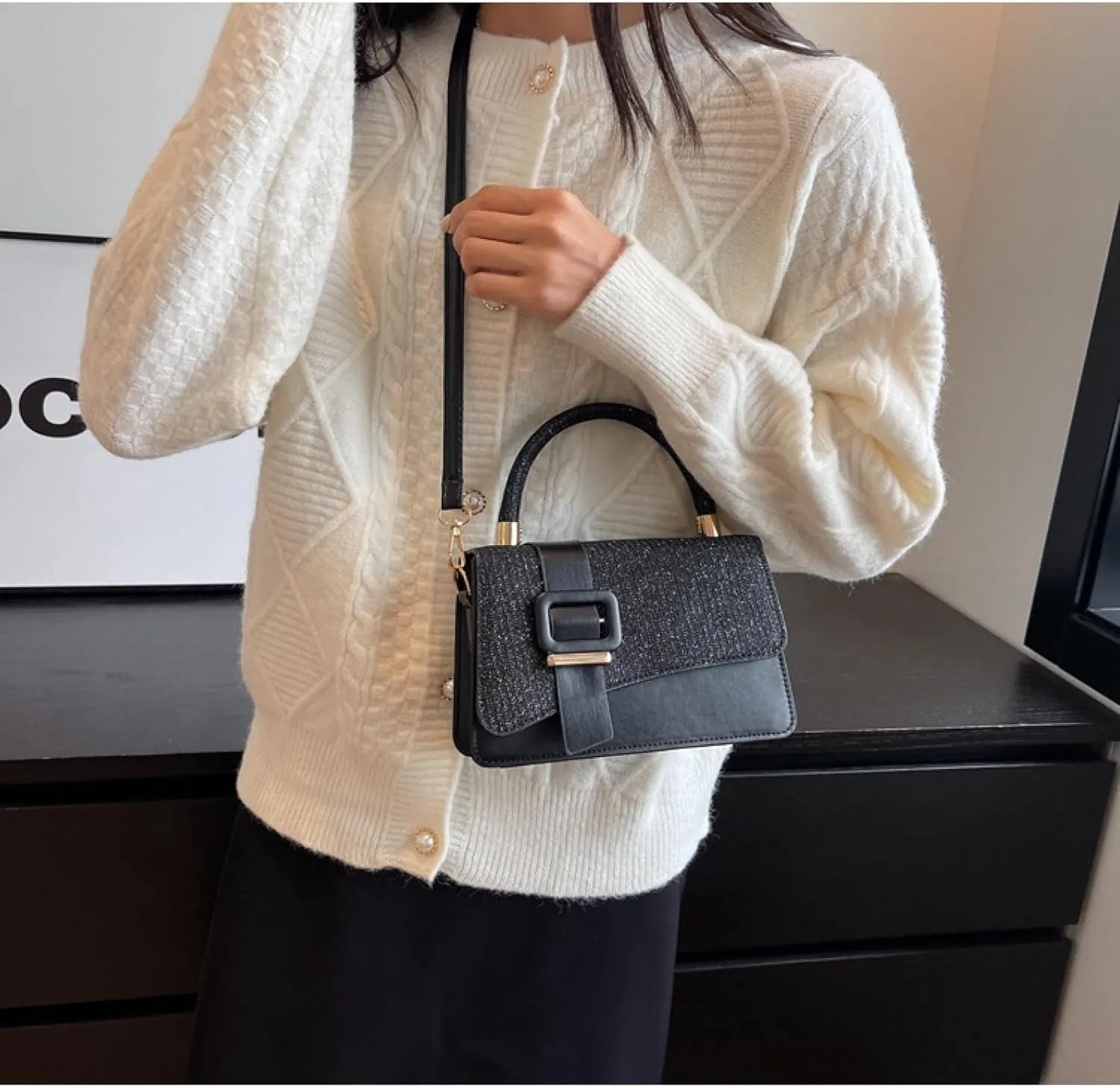 Purses For Women Textured Tote Bag 2 Versatile Shoulder Bag Crossbody Bag Handbags