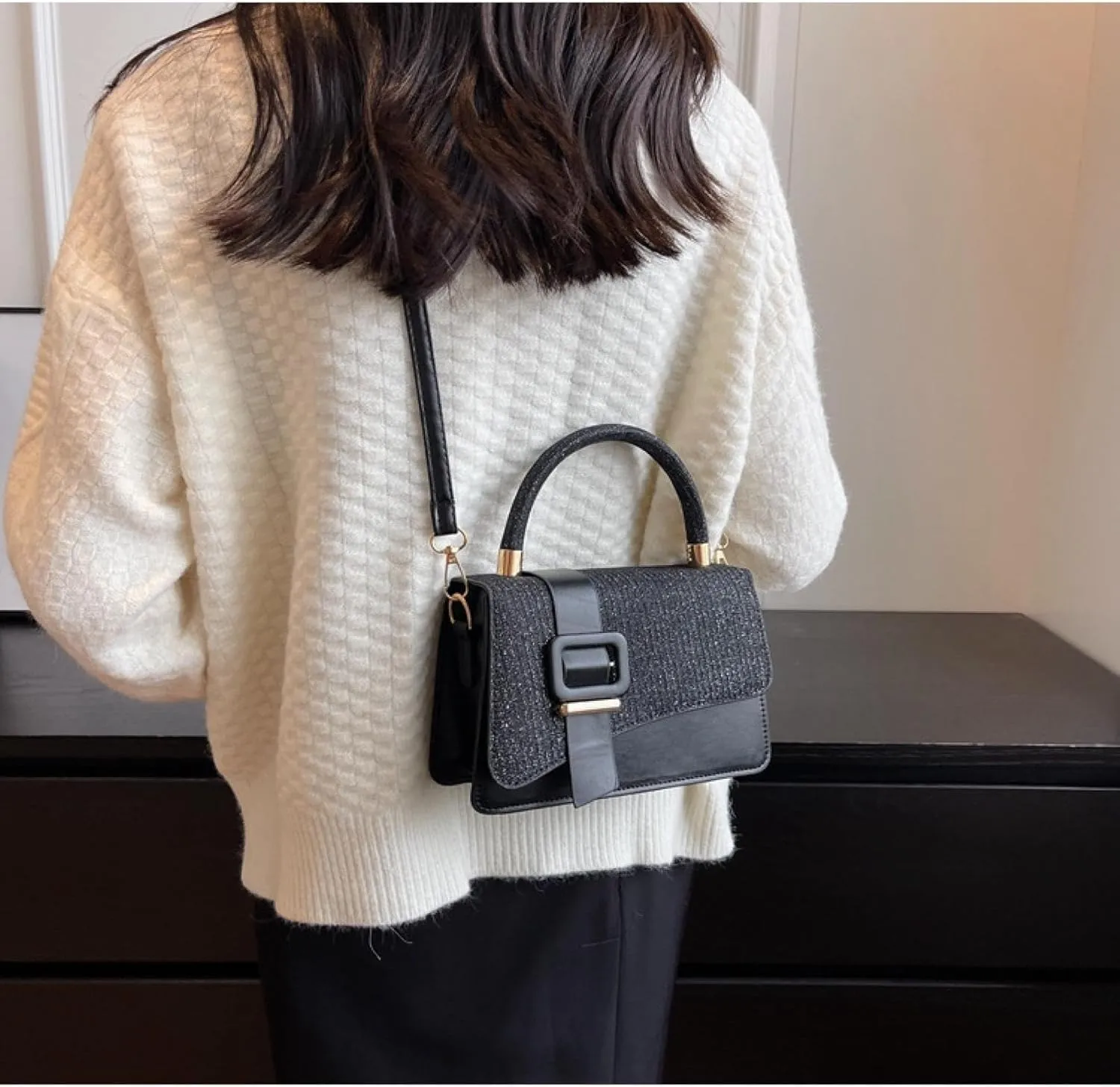 Purses For Women Textured Tote Bag 2 Versatile Shoulder Bag Crossbody Bag Handbags