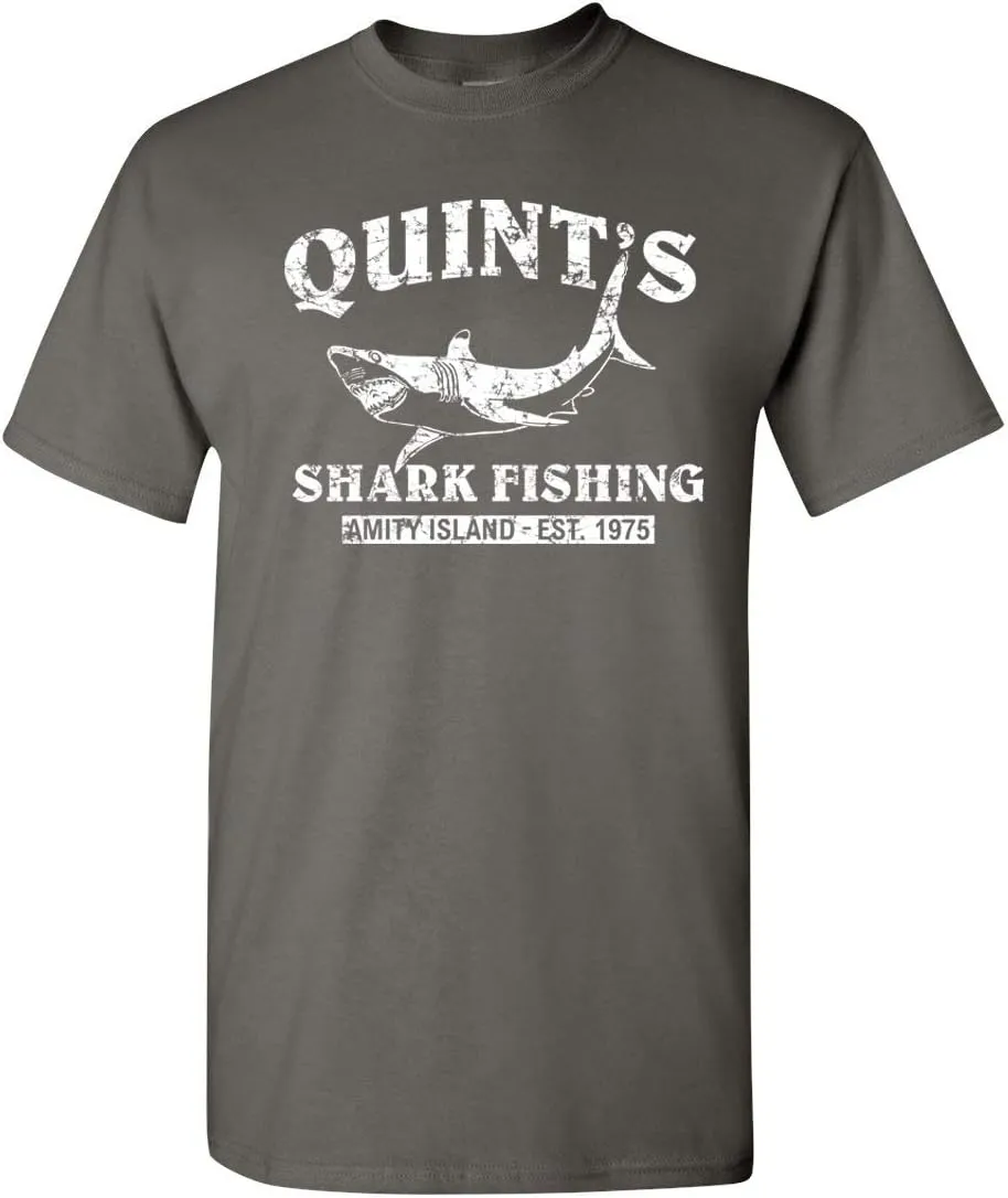 Quint's Shark Fishing - Jaws Retro Men's T-Shirt