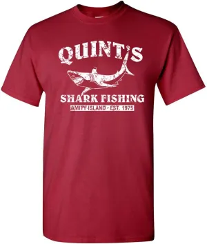 Quint's Shark Fishing - Jaws Retro Men's T-Shirt