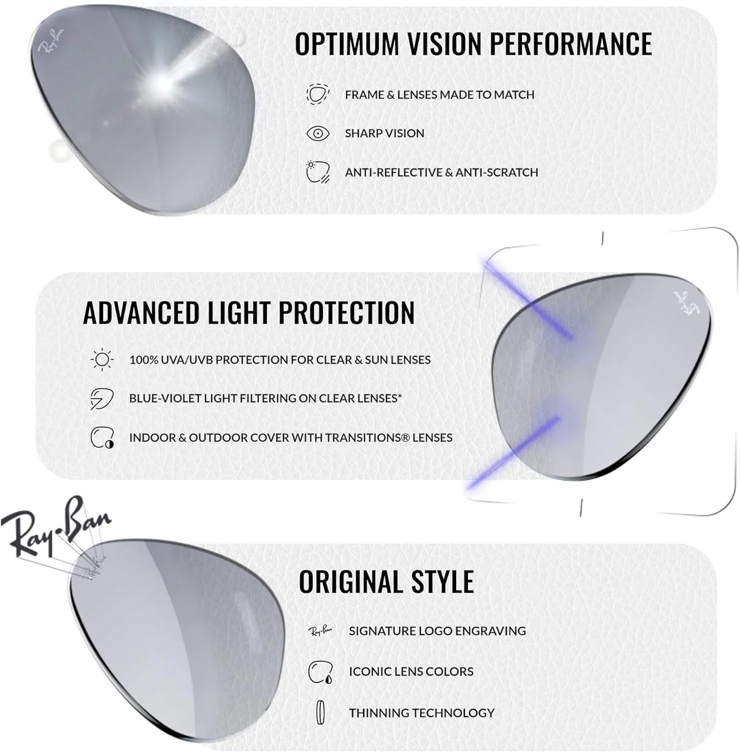 Ray-Ban RB2027 PREDATOR 2 Rectangle Sunglasses With Eyewear Kit Bundle - High Bridge Fit - Retro Sunglasses