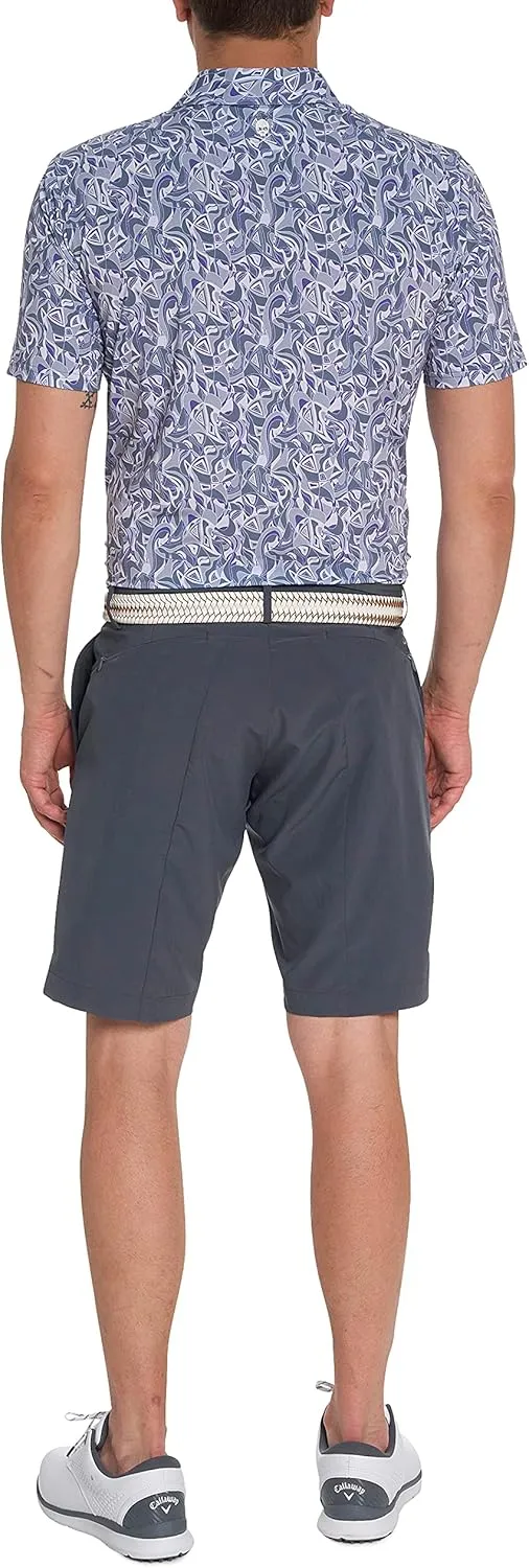 Robert Graham Men's Retro Club Short-Sleeve Knit Polo