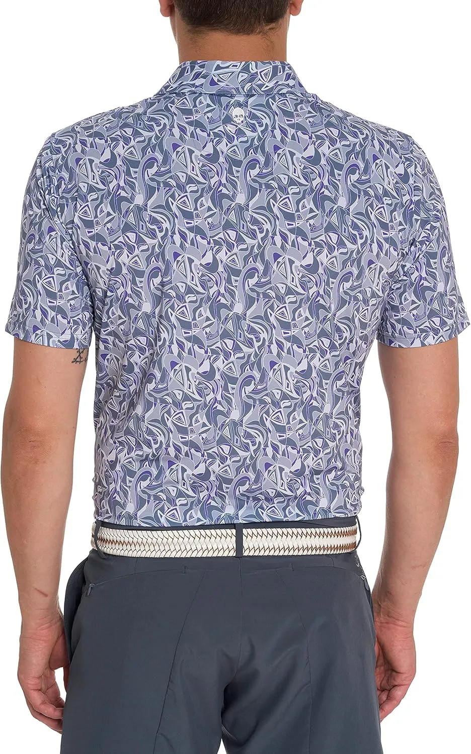 Robert Graham Men's Retro Club Short-Sleeve Knit Polo